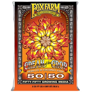 FoxFarm® Cream of the Crop® 50/50 Growing Media - 2cu ft - Coco Coir & Perlite