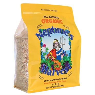 Neptune's Harvest® Crab & Lobster Shell Organic Fertilizer 5-3-0 4lbs
