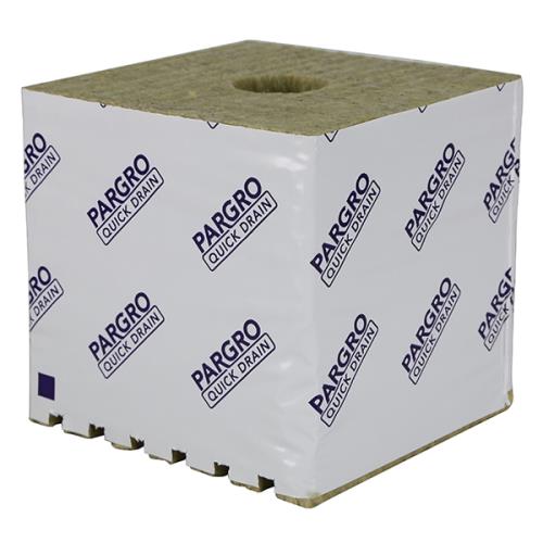 Grodan Pargro QD Biggie Block 6 in x 6 in x 6in w/ Hole (1CT)