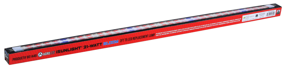 AgroLED iSunlight Bloom T5 LED Lamps - 2Ft. 21 Watt