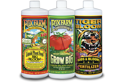 Fox Farm Liquid Nutrient Trio Soil Formula: Big Bloom, Grow Big, Tiger Bloom (Pack of 3 - 32 oz. bottles)